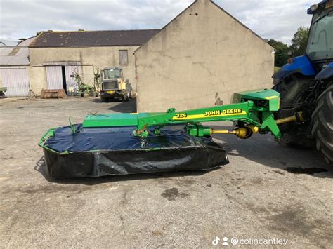 John Deere 324 8FT Mower Conditioner Colin Cantley Farm Machinery