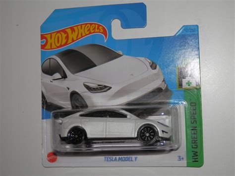 Tesla Model Y biała Hot Wheels nowy model autko 13186738877 oficjalne archiwum Allegro