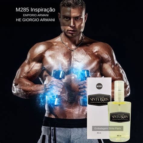 Perfume Contratipo Masculino M285 65ml Inspirado Em EMPORIO ARMANI HE