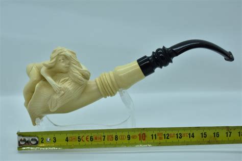 Naked Lady Pipe Big Boobs Pipe Meerschaum Pipe Straight Stem Pipe Handmade Pipe Smoking