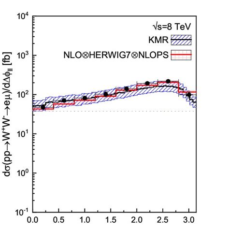 Differential Cross Section For The Production Of W W Pairs As A