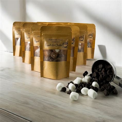 Hot Chocolate Gift Box Pouches Flavor Options Gourmet Original Cozy Gift For Chocolate