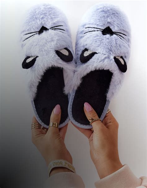 Cat slippers