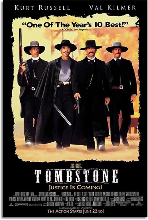 Tombstone Movie Poster Canvas Prints Retro Western Cowboy