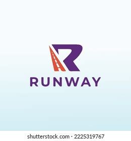 Runway Vector Logo Design Idea Stock Vector (Royalty Free) 2225319767 ...