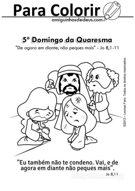 Desenhos De Quaresma Para Crian As Pintar Em Casa