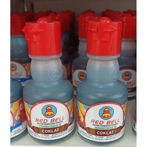 Jual RED BELL Pewarna Pangan 30 Ml Food Grade Pewarna Makanan Roti