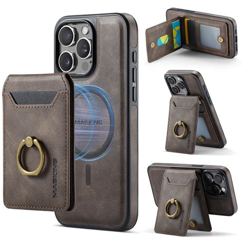 2 in 1 Function Detachable Magnetic Phone Cases Compatible with iPhone 16 Pro Case with Card