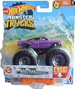 Amazon Hot Wheels Monster Trucks Pure Muscle Re Crushable Toys Games