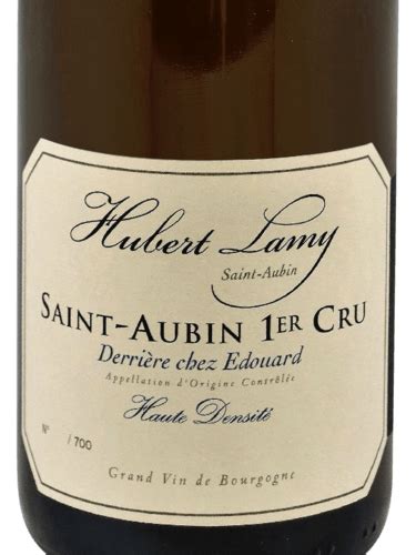 Hubert Lamy Saint Aubin Er Cru Derri Re Chez Edouard Haute