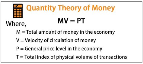 Quantity Theory Of Money What Is It Equation Assumptions