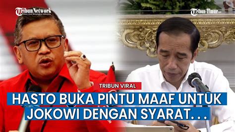 Syarat PDIP Partai Megawati Mau Rujuk Dengan Presiden Jokowi YouTube