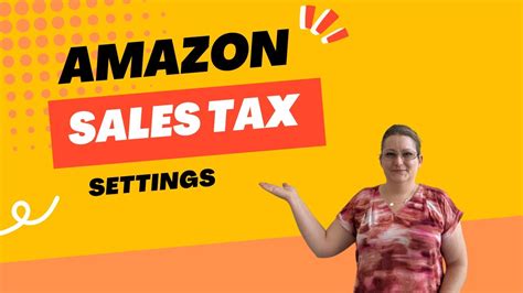 Sales Tax Settings ~ Amazon Fba Youtube