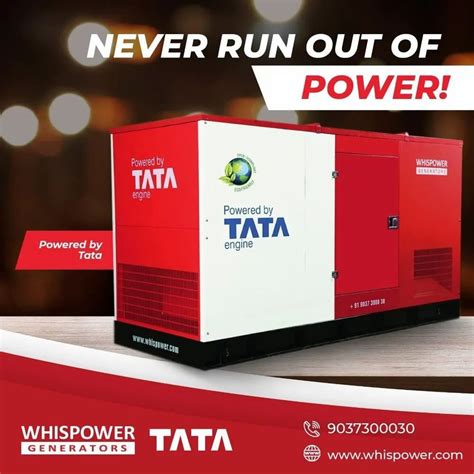 Wp 30ta Three Phase 30 Kva Tata Genset Silent Diesel Generator At