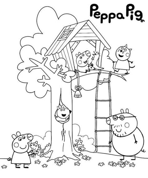 Coloriages Peppa Pig Gratuits Imprimer Peppa Pig Coloring Pages