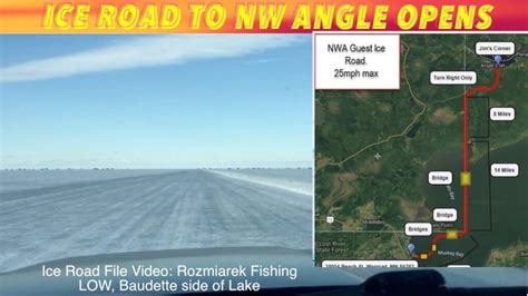 Ice Road Opens To Save Northwest Angle Resorts From Border Crossing