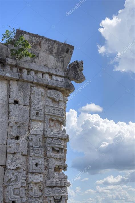 Carvings Of Rain God Chac At Uxmal Stock Photo By Czuber 81480054