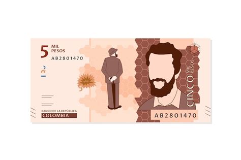 Ilustra O Desenhada M O Do Peso Colombiano Vetor Gr Tis