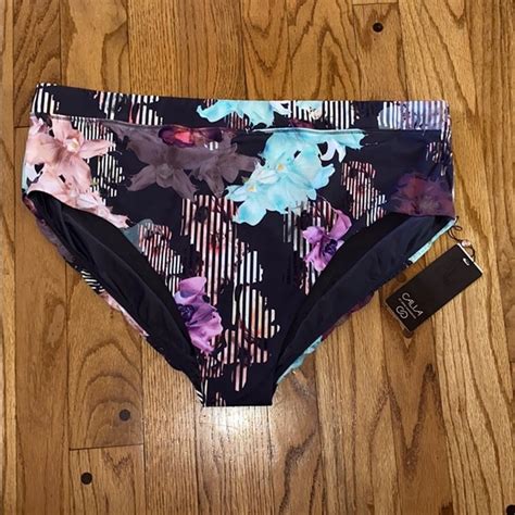 CALIA By Carrie Underwood Swim Nwt Calia Plus Size Wide Banded Bikini Bottoms Poshmark