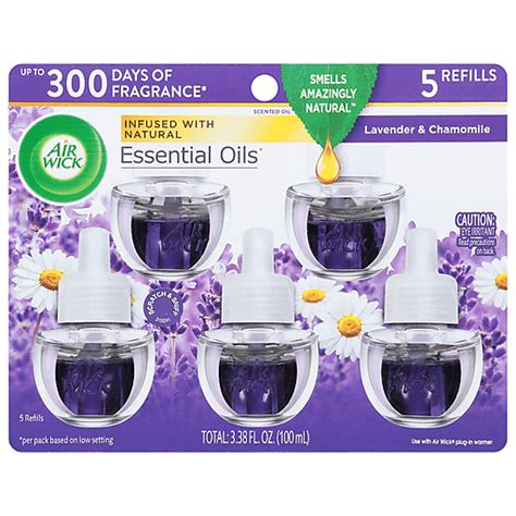 Air Wick Scented Oil Refills, Lavender & Chamomile 5 ea | Household | Priceless Foods