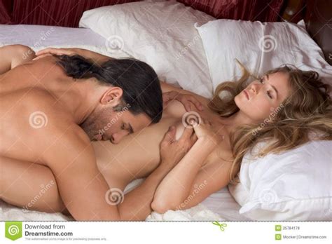 Sensual Couples Naked In Bed