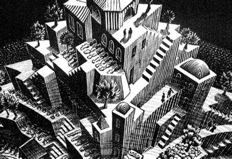 Maurits Cornelis Escher Los Grabados De Mundos Imaginarios