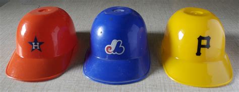 Three Vintage Dairy Queen Batting Helmets Collectors Weekly