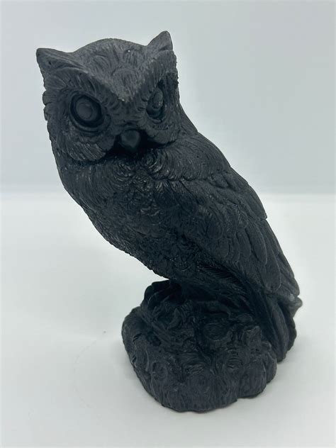 Shungite Owl Crystal D Lites