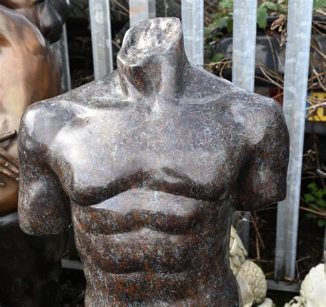 Italian Artist Carved Male Nude Torso Stone For Sale At Pamono