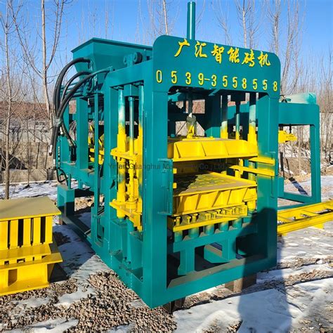 Qt10 15 Fully Automatic Hydraulic Pressure Cement Concrete Block And