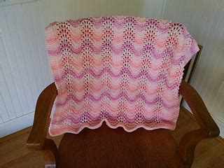 Ravelry Baby Feather And Fan Afghan Pattern By Plymouth Yarn Design Studio