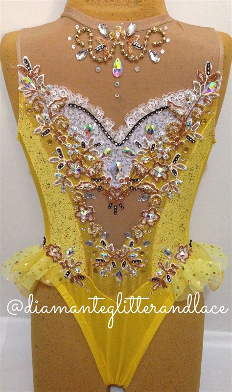 Diamante Glitter And Lace Dance Costume Designer Perth Girls