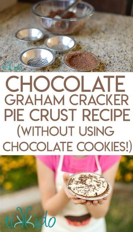 How to Make a Chocolate Graham Cracker Crust (Without Buying Chocolate ...