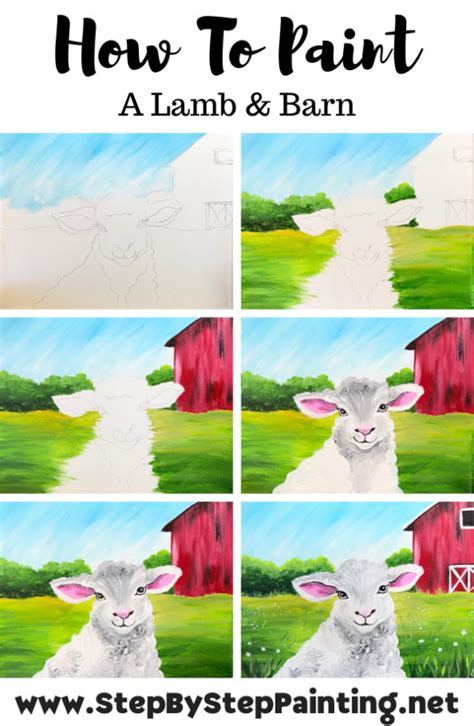 "Sheep Painting" - Acrylic Painting Online Tutorial