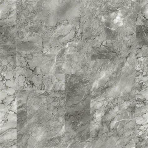 Seamless Pattern Texture Of Gray Marble Tiles AI Generation 23537033