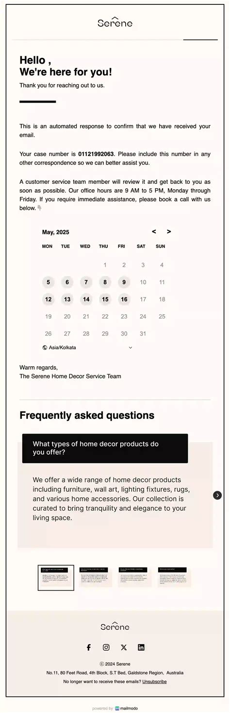 Free and Ready-to-use Auto-reply Email Templates