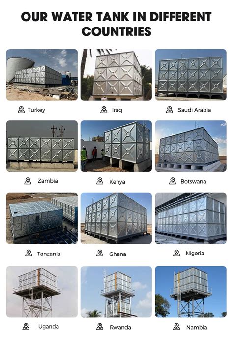 Hdg Galvanised Water Tank Hot Dip Galvanized Water Tank Panel Galvanized Stock Pool Tank Buy