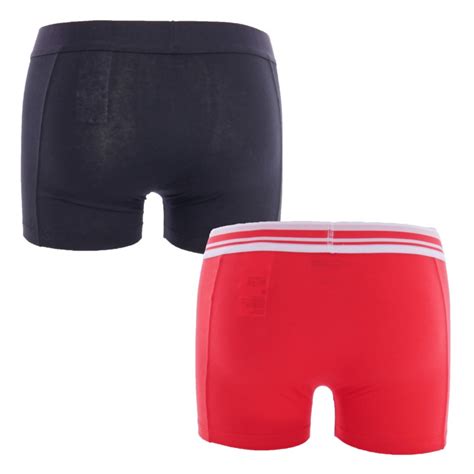 Lot De 2 Boxers Avec Logo PUMA Rouge Et Noir Puma Vente Short