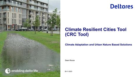 Dsd Int 2023 Demo Climate Resilient Cities Tool Crc Tool Rooze Ppt