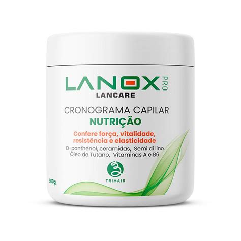 Lancare Cimentos - Linha Completa Cronograma Capilar Lancare Lanox – Lanox