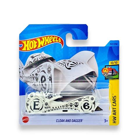 Hot Wheels Cloak And Dagger White Black HKK KLAS UK