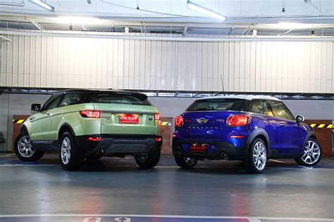 Mini Cooper S Paceman Vs Range Rover Evoque Coupe