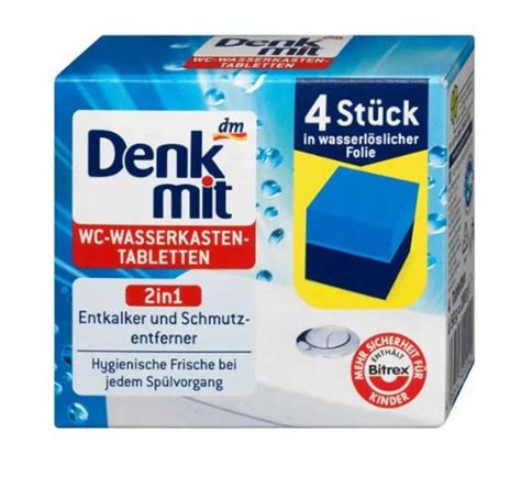 Таблетки для бачка унітазу Denkmit 2 в 1, 4 шт. (2707539) – купити ...