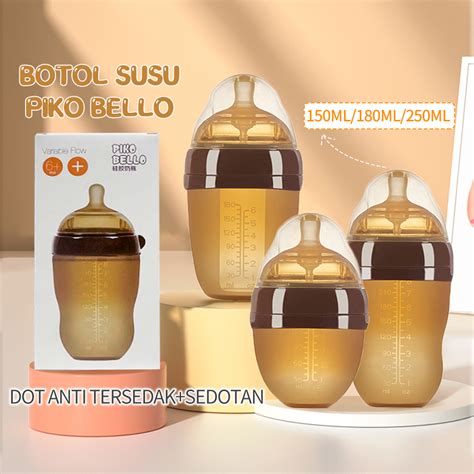 Jual AIKOKY Botol Susu Bayi Silikon Piko Bello Newborn Dot Bayi Mirip