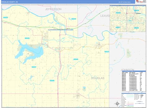 Douglas County Zip Code Map