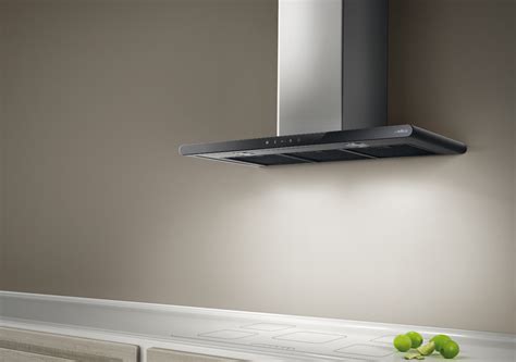 Elica Galaxy BLIX/A/80 Wandhaube Edelstahl/Glas schwarz 80cm ...