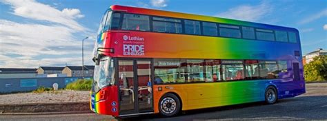 Were Proud To Support Pride Lothian Buses