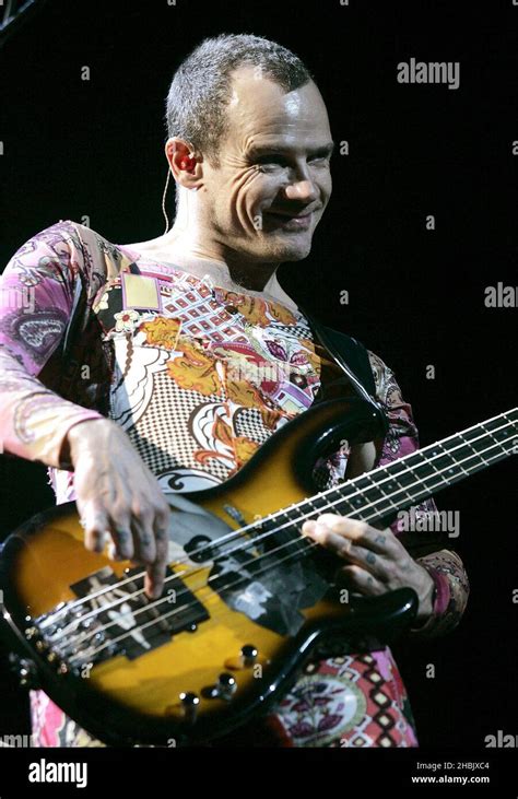 Flea Michael Balzary Of Red Hot Chili Peppers Live On Stage Stock Photo Alamy