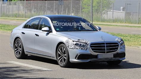 2025 Mercedes Benz S Class Spy Shots Mid Cycle Update Already In Testing