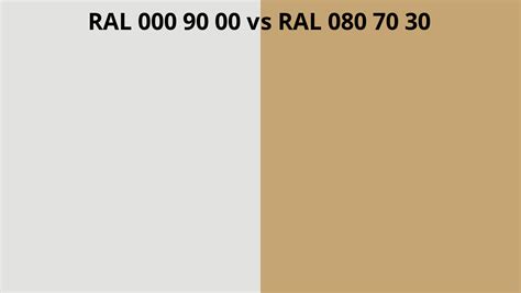 Ral 000 90 00 Vs 080 70 30 Ral Colour Chart Uk